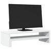 vidaXL Suport de monitor, alb, 54x22x15 cm, lemn prelucrat