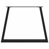 vidaXL Picioare de masă în formă de V, 3 buc., negru, 90x (72-73,3) cm, oțel