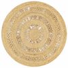 vidaXL Covor manual din iută &icirc;mpletită, 90 cm