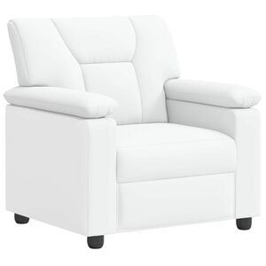 vidaXL Canapea Alb 91 x 85 x 93 cm Piele artificială