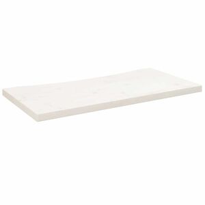 vidaXL Blat de birou, alb, 80x40x2,5 cm, lemn masiv de pin