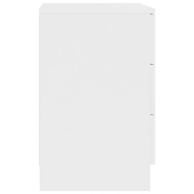 vidaXL Noptieră, alb, 38x35x56 cm, PAL