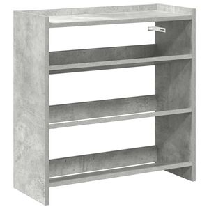 vidaXL Pantofar, gri beton, 60x25x62 cm, lemn prelucrat
