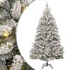 vidaXL Brad de Crăciun artificial 270 cm 300 LED-uri Alb cald