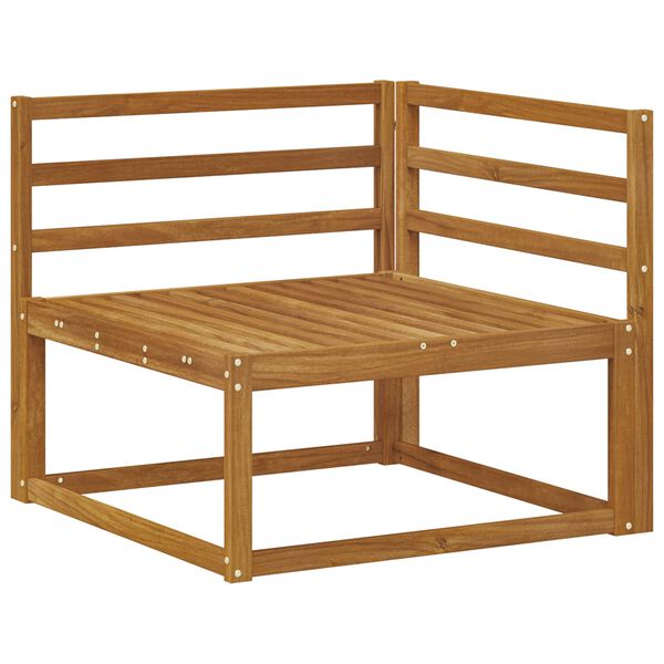 vidaXL Set de canapele de exterior 4 pcs natural Lemn Solid de Acacia