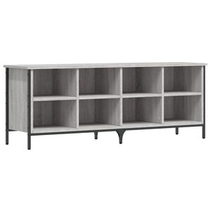 vidaXL Pantofar, gri sonoma, 131x35x50 cm, lemn compozit