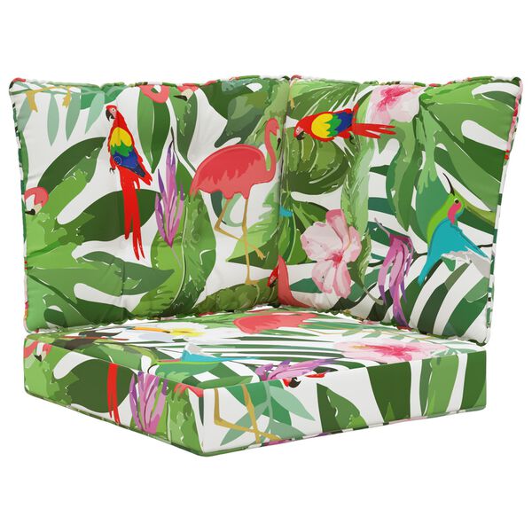 vidaXL Perna pentru canapea de exterior 3 pcs colorat Poliester