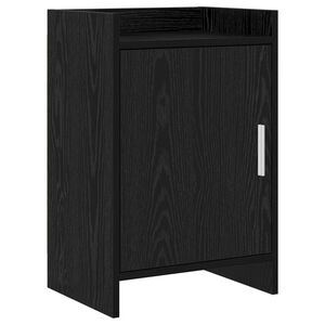 vidaXL Mese de noptieră Stejar Negru 40 x 30 x 60 cm Lemn prelucrat