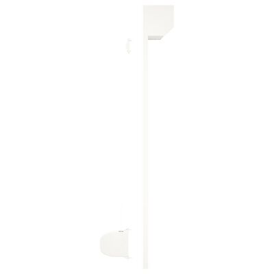 vidaXL Oblon rulant, alb, 100 x 130 cm, aluminiu