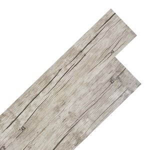 vidaXL Plăci de Pardoseală Stejar spălat 2,51 m&sup2; 18 buc. PVC