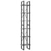 vidaXL Bibliotecă cu 6 rafturi, gri beton, 40x30x210 cm, PAL