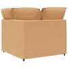 vidaXL Modul modular de colț pentru canapea cu perne, bej, 100 cm