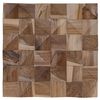 vidaXL Panou de perete 11 buc. natural 30 x 30 x 2 cm