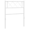 vidaXL Tăblie de pat de schimb metalică, alb, 100 cm