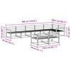 vidaXL Set de canapele de exterior 8 pcs natural Lemn Solid de Acacia