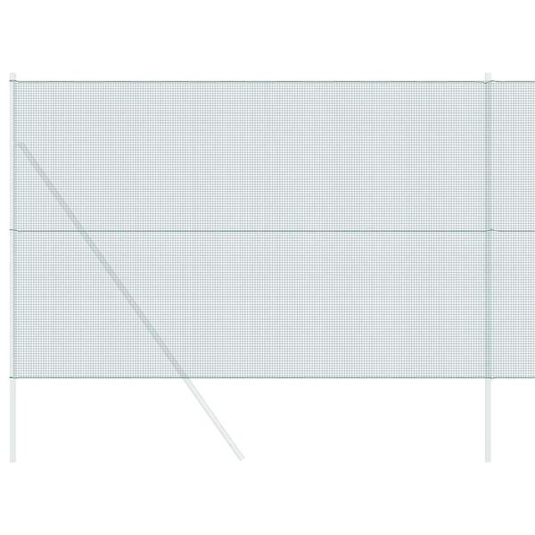 vidaXL Gard din sârmă sudată Verde 1.6 x 25 m Oțel