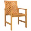 vidaXL Set de masă pentru grădină 9 pcs Maro lemn masiv de acacia