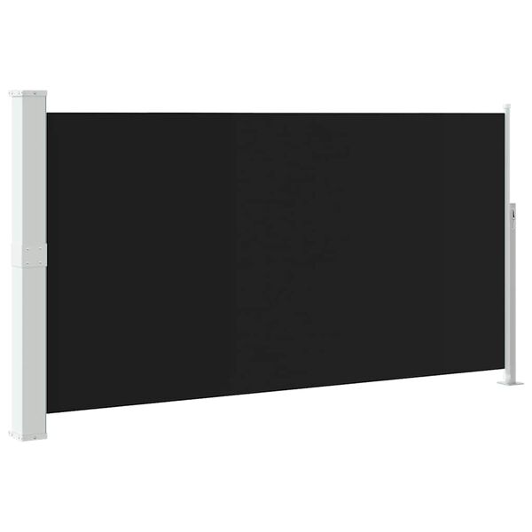 vidaXL Copertină laterală pentru terasă/curte, negru, 160x300 cm