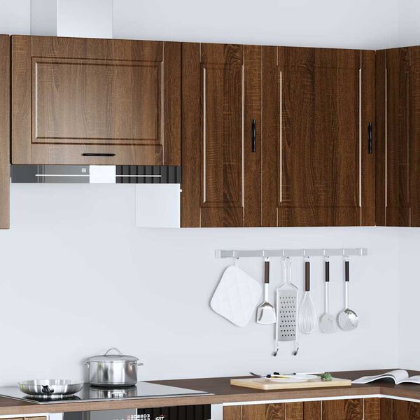 vidaXL Dulap de bucătărie "Porto" din lemn de stejar maro