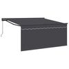 vidaXL Copertină retractabilă Antracit 300 x 250 cm