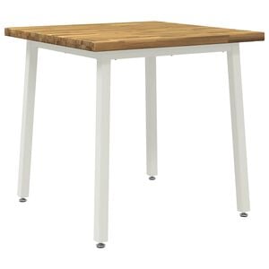 vidaXL Masă de dining pătrată 60 x 55 x 75 cm Lemn Solid de Acacia
