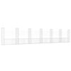 vidaXL Coș de gabion &icirc;n formă de U cu 7 st&acirc;lpi, 740x20x150 cm, fier