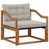 vidaXL Set de canapele de exterior Lemn solid de Acacia și Textilene