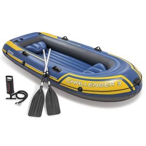 Intex Challenger 3 Set barcă gonflabilă cu v&acirc;sle și pompă 68370NP