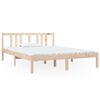 vidaXL Cadru de pat, 140x190 cm, lemn masiv de pin