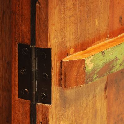 vidaXL Dulap din lemn masiv reciclat cu 1 ușă, vintage