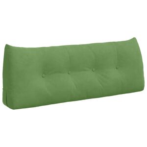 vidaXL Perna pentru spate Verde deschis 120 x 24 x 50 cm Catifea