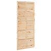 vidaXL Ușă hambar 80 x 2,5 x 208 cm Lemn masiv de pin natural