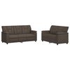 vidaXL Set de canapea 2 pcs Gri Piele artificială