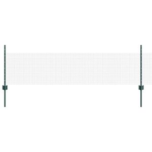 vidaXL Gard din plasă sudată cu st&acirc;lpi 50 x 0,5 m Oțel cu strat de PVC