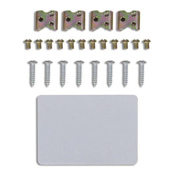 vidaXL Set &icirc;nchidere ușă auto cu 2 telecomenzi&4 motoare 12V universal