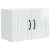 vidaXL Dulap de perete PORTO Alb lucios 60 x 31 x 40 cm Lemn prelucrat