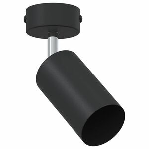 vidaXL Spot de tavan Negru 6 x 6 x 16 cm Metal