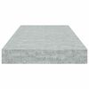 vidaXL Rafturi de perete suspendate 2 buc. gri beton 50x23x3,8 cm MDF