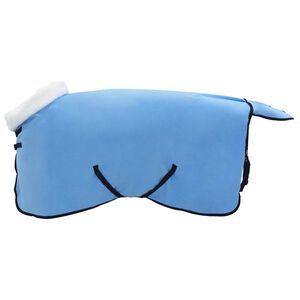 vidaXL Pătură pentru cai Aqua complet 75 cm Fleece polar