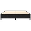 vidaXL Cadru de pat fără saltea, negru, 160x200 cm, catifea