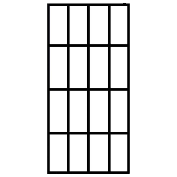 vidaXL Paravan de duș walk-in, 80x195 cm, sticlă securizată mată