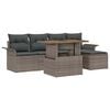 vidaXL Set de canapele pentru grădină 6 buc. Gri 100 x 55 x 73 cm