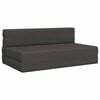 vidaXL Saltea pentru fotoliu pliabil Gri &icirc;nchis 152 x 86,5 x 60 cm