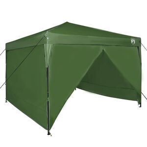 vidaXL Cort cu Copertină 290 x 290 x 251 cm Verde Țesătură