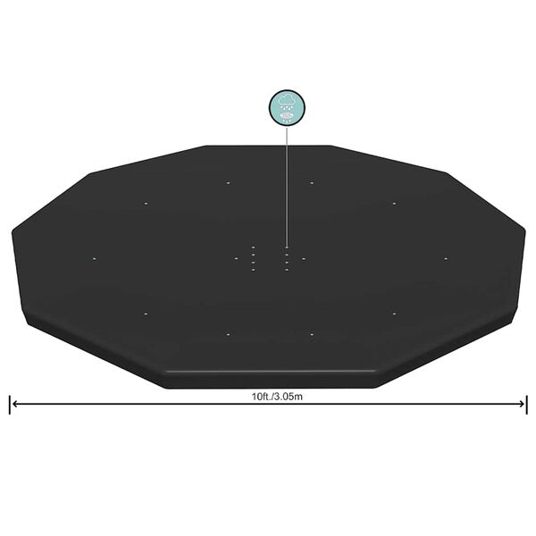 Bestway Prelată de piscină Flowclear, 305 cm