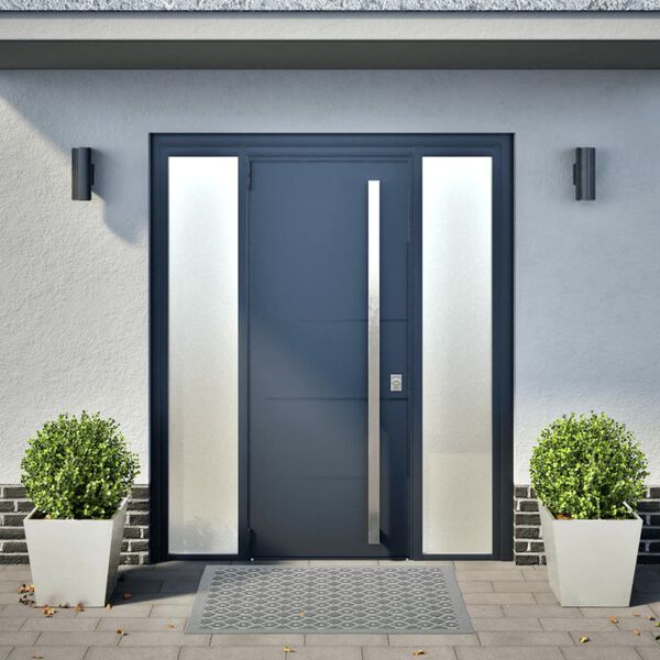 vidaXL Jardiniere grădină, 2 buc., 40x40x40 cm, oțel inoxidabil