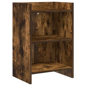 vidaXL Mese de noptieră Stejar fumuriu 40 x 30 x 60 cm Lemn prelucrat