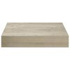 vidaXL Rafturi perete suspendate, 4 buc., stejar, 23x23,5x3,8 cm, MDF
