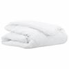 vidaXL Duvet 2 &icirc;n 1 200 x 140 x 10 cm Iarnă Poliester Alb Respirabil