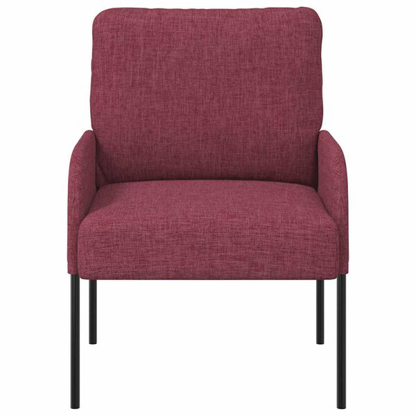 vidaXL Canapele cu pernă 55cm Roșu Vin placaj